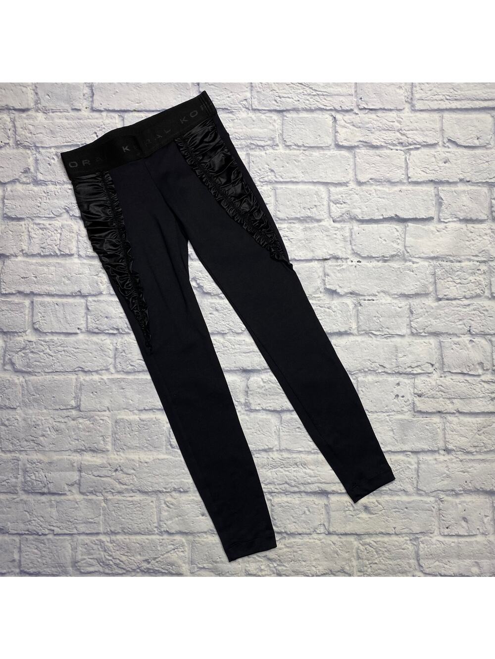 Koral Ruched Leggings in Black